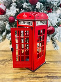 تصویر کیوسک‌ تلفن لندن (چوبی) 