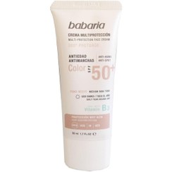 تصویر کرم ضدآفتاب رنگی spf 50 باباریا 