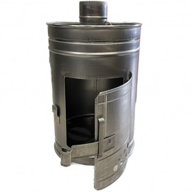 تصویر بخاری هیزمی مدل گرد کد 50 