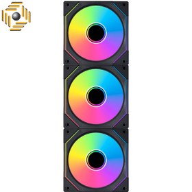 تصویر فن کیس لیان لی UF SLIN120 3B LIAN LI UNI FAN UF SLIN120 3B Black ARGB 120mm FAN