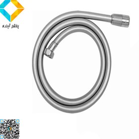 تصویر شلنگ توالت قهرمان مدل آنتی باکتریال نقره ای ghahraman Champion toilet hose, silver antibacterial