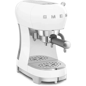 تصویر اسپرسوساز و قهوه ساز کلاسیک ایتالیا اسمگ مدل SMEG ECF02 - سفید SMEG ECF02 Manual Espresso Coffee Machine