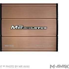 تصویر آمپلی‌ فایر 4 کانال ام‌ بی آکوستیک مدل 4140 MB Acoustics MBA-4140 Amplifier