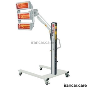 تصویر دستگاه خشک کن رنگ مادون قرمز سه لامپ مدل INFRARED CURING LAMP FY-3W 