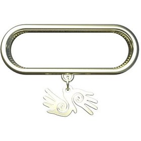 تصویر آویز ساعت طلا 18 عیار زنانه مدوپد مدل دست کد SJ1-1592 