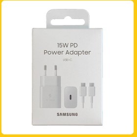 تصویر شارژر 15 وات سوپرفست سامسونگ مدل تایپ سی Samsung EP-T1510 15W Wall Charger