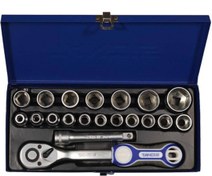 تصویر جعبه بکس 20 پارچه صنعتی تندیس مدل TT-2450 درایو 1/2 اینچ جنس فولاد کروم وانادیوم TANDIS