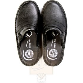 تصویر نعلین طبی مشکی (نوک گرد) 