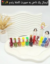 تصویر پک لاک ناخن 6 تایی همراه کیف 