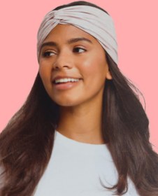 تصویر هدبند زنانه پارچه ای i am 