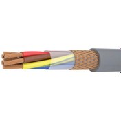 تصویر کابل برق افشان شیلددار 4 در 2.5 سیمیا Flexible shielded cable 4*2.5 Simia