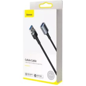 تصویر کابل افزایش طول یو اس بی بیسوس Baseus Cafule USB 3.0 Male to Female Cable 1m 