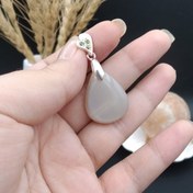 تصویر گردنبند مون استون (سنگ ماه) اصل معدنی کد 8781 