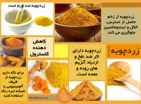 تصویر پودر زردچوبه سالم 