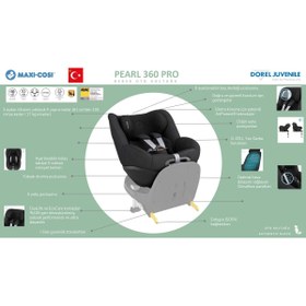 تصویر Maxi-Cosi صندلی ماشین پایه 0 تا 18 کیلوگرمی Maxi-Cosi Pearl SlideTech 360 چرخشی، لغزنده و ایزوفیکس 