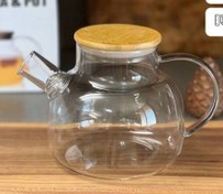 تصویر قوری ساده درب بامبو 