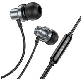 تصویر هندزفری سیمی بروفون مدل BM70 ا BOROFONE BM70 Rich sound, wired earphones with mic, 3.5mm audio plug BOROFONE BM70 Rich sound, wired earphones with mic, 3.5mm audio plug