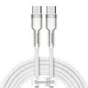 تصویر کابل تبدیل USB-C باسئوس مدل Cafule Series Metal Data Cable (100W) طول 1 متر 