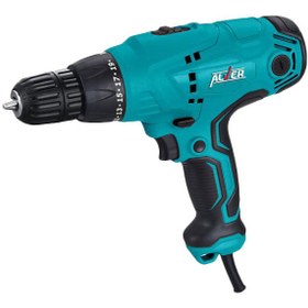 تصویر دریل پیچ گوشتی برقی آلور 300 وات مجهز به ترکمتر مدل AV-8010 Electric screwdriver drill Alver 300 Watt Equipped with pressure meter