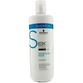 تصویر شامپو آبرسان موهای خشک و فر بناکور شوارتسکف یک لیتری Schwarzkopft Bonacure MoistureKick Shampoo 1L 