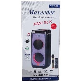 تصویر اسپیکر دیجی مکسیدر شارژی مدل Maxi Box CN802 Maxeeder CN-802 speaker