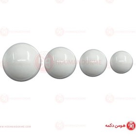 تصویر دکمه قارچی سفید 