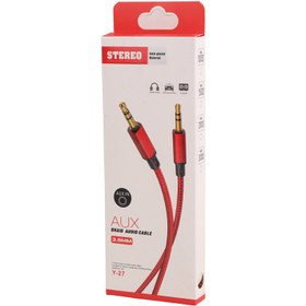 تصویر کابل Stereo Y-27 AUX 1m 