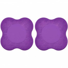 تصویر پد محافظ زانو یوگا مدل 012 بسته دو عددی - خاکستری 