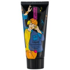 تصویر کرم پودر کالیستا M14 کرم پودر تیوپی لانگ لستینگ انواع پوست M14 کالیستا حجم 35 میل