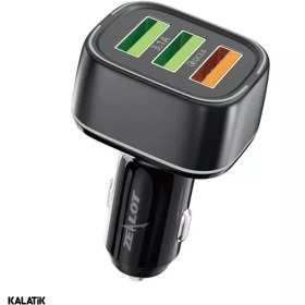 تصویر شارژر فندکی ماشین زیلوت مدل CG01 Zealot Car Charger CG01