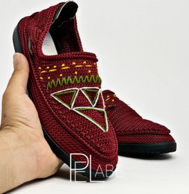 تصویر گیوه مدل زرشکی - زرشکی / giveh_zanane