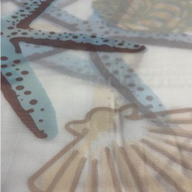 تصویر پرده حمام کد PH291 سایز 180x180 سانتی متر آویز حمام