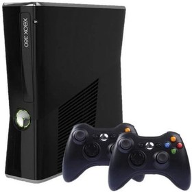 تصویر کنسول بازی مایکروسافت (استوک) XBOX 360 Slim | حافظه 320 گیگابایت همراه با دسته اضافه Microsoft Xbox 360 Slim (Stock) 320 GB + 1 extra controller