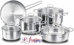 تصویر سرویس قابلمه کرکماز مدل Perla A1609 Korkmaz Perla A 1609 Pot Set