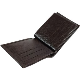 تصویر کیف پول جیبی دو آلبوم چرم طبیعی کد 491 Pocket wallet, two albums, natural leather, code 491