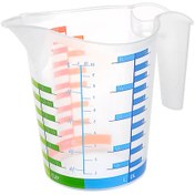 تصویر پیمانه اندازه گیری مدل Measuring Cup برند تیتیز پلاستیک ترکیه در 2 سایز مختلف _ شناسه کالا سایز بزرگ و کوچک به ترتیب : AP_9060 و AP_9059 - 1000ml Measuring Cup