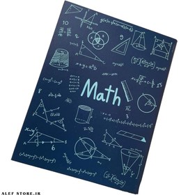 تصویر دفتر کلاسور 100 برگ دات نوت – طرح ریاضی Math 