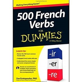 تصویر 500 French Verbs For Dummies خرید کتاب زبان 