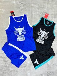 تصویر ست لباس ورزشی حلقه ای و شلوارک ROCK 