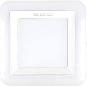 تصویر پنل سقفی دیپ دور اکلریک مربع 24 وات SMD آفتابی ای دی سی Square Acrylic deep ceiling panel 24 W SMD Warm white EDC