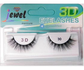 تصویر مژه مصنوعی سه بعدی جیول کد 30 Jewel 3D False Eyelashes Code 30