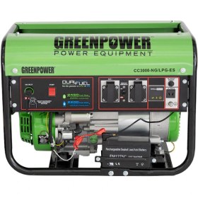 تصویر موتور برق گازسوز CC3000-NG/LPG گرین پاور 2.5kw green power gas generator CC3000-NG/LPG 2.5 kw