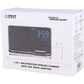 تصویر هولدر و شارژر وایرلس Samsung ITFIT 30W Samsung ITFIT 30W Wireless Charger Holder