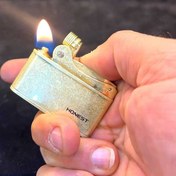 تصویر فندک هانست برنجی طرح رانسون honest 