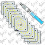 تصویر چیپ ال ای دی 20 وات درایور خور سفید مهتابی پک 10 عددی 