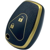 تصویر کاور ریموت و سوئیچ خودرو ام آر جی مدل 116 طرح چرمی مناسب برای رنو ال نود l90 