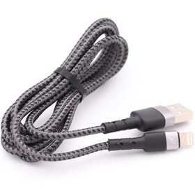 تصویر کابل شارژ لایتنینگ کنفی کی اف سنیور KF senior data and charge lightning cable