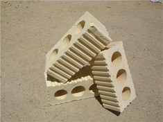 تصویر آجر سفال سه گل خشکن یزد 