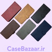 تصویر کاور کتابی چرمی بنددار هوآوی Huawei Y7 2019 / Huawei Y7 Prime 2019 | کیف مگنتی طرح چرم 