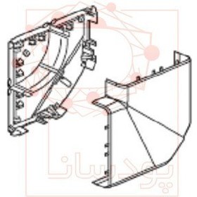 تصویر زاویه داخلی ترانک لگراند 50*105 Legrand trunk flat angle